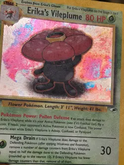 Pokemon TCG - Erika's Vileplume 5/132 - Gym Heroes - Holo Rare - Image 4