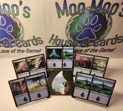 MAGIC THE GATHERING 100 BASIC LANDS 20EA ALL FOIL MTG NEAR MINT - Image 3