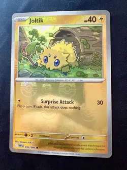 Pokemon TCG White Flare Joltik Master Ball #033 Holo - Image 1