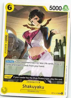 Shakuyaku OP14-107 500 Years in the Future Uncommon NM One Piece TCG - Image 1