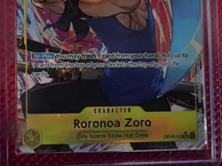 One Piece CCG Roronoa Zoro OP15-113 SR Alt Art Adventure on KAMI's Island - Image 3