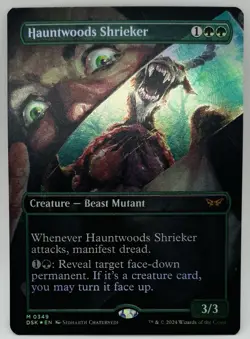 MTG Hauntwoods Shrieker (Borderless) Duskmourn: House of Horror Foil - Image 1