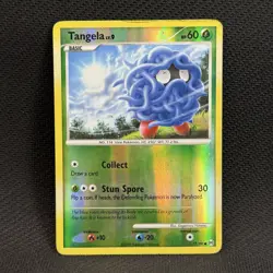 Pokemon Platinum Arceus Reverse Holo Tangela Card 77/99 HP - Image 1