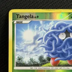 Pokemon Platinum Arceus Reverse Holo Tangela Card 77/99 HP - Image 2