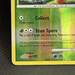 Pokemon Platinum Arceus Reverse Holo Tangela Card 77/99 HP - Image 5