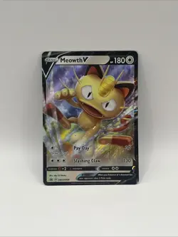 Meowth V SWSH004 SWSH: Sword & Shield Promo Cards Holo - Image 1