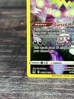 Spiritomb TG09/TG30 Swsh11: Lost Origin Trainer Gallery Holo Pokemon Card - Image 5
