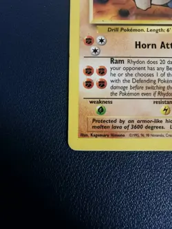 Pokemon Card Rhydon 59/130 Base Set 2 Uncommon WOTC - Image 4