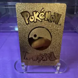 Pokemon Blastoise VMAX Gold Foil Card - Image 2