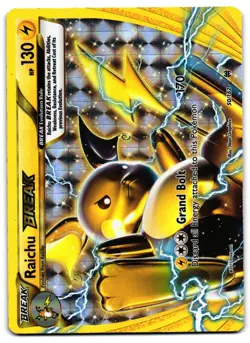 Raichu BREAK 50/162 - BREAKthrough Rare BREAK Pokemon TCG - MP Card - Image 1