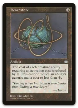 Heartstone (NM) Stronghold STH Magic MTG - Image 1