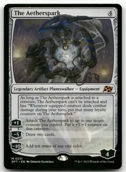 The Aetherspark #231 (NM) Aetherdrift DFT Magic MTG - Image 1