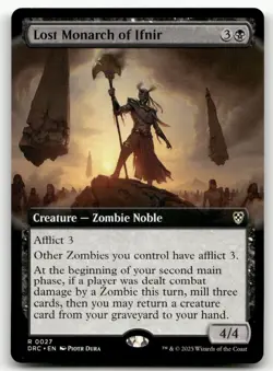 Lost Monarch of Ifnir (Extended Art) #27 (NM) Aetherdrift DRC Magic MTG - Image 1