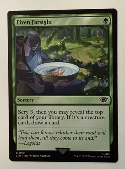 Elven Farsight #161 (NM) Lord of the Rings LTR Magic MTG - Image 1