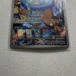 Pokemon Squirtle Illustration Rare Full Art SV07 Stellar Crown 148/142 Holo - Image 3