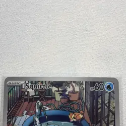 Pokemon Squirtle Illustration Rare Full Art SV07 Stellar Crown 148/142 Holo - Image 4