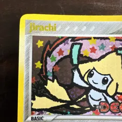 2005 Pokemon Jirachi -# 9/107 - EX Deoxys - Reverse Holo - Stamped - M/NM. - Image 5