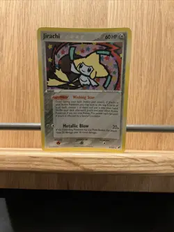 Jirachi 9/107 Ex Deoxys Regular Rare Holo Pokemon Card 2005 - Light Play - Image 1