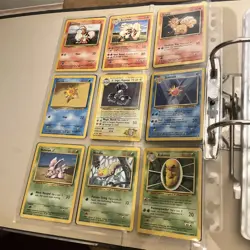 Pokemon TCG WOTC Holo Uncommon Bundle Binder 112 cards 1999 2000 Joblot Pokemon - Image 3