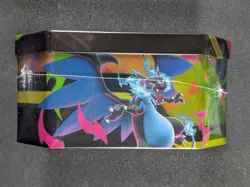 Pokemon TCG Mega Charizard Tin Mega Charizard X Ex Box- Sealed- In Hand - Image 3