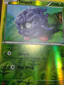 HP Reverse Holo Generations Tangela 8/83 Pokemon - Image 5