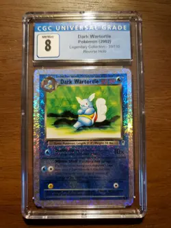 CGC 8 NM/Mint Pokemon Dark Wartortle 39/110 Legendary Collection Reverse Holo - Image 1
