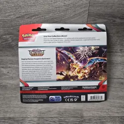 Pokemon S&V Obsidian Flames Triple Blister Pack Eevee - New & Sealed - Image 2