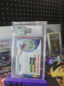 Pokemon TCG Cgc 8Rayquaza & Deoxys #404 Non-Holo 2004 Bandai Carddass Zukan - Image 2