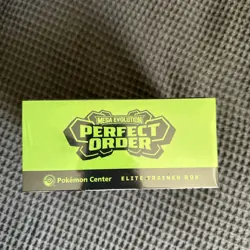 Pokemon Center Perfect Order Elite Trainer Box ETB | Brand New & Sealed - Image 2