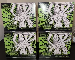 4X Pokemon TCG Perfect Order Pokemon Center Elite Trainer Box ETB New & Sealed - Image 1