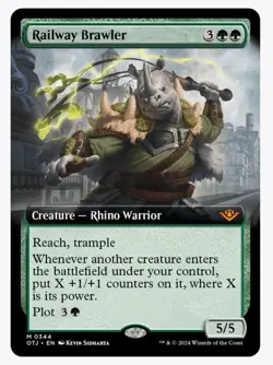 Railway Brawler (Extended Art) Outlaws of Thunder Junction Regular - Image 1
