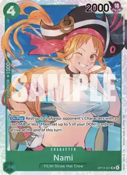 One Piece English - Nami - OP14-031 - SR - NM - Image 1