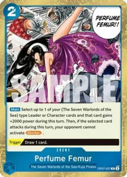 NM-Mint, English One Piece Perfume Femur - OP07-057 - R - Foil 500 Years in the - Image 1