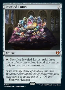 Jeweled Lotus Light Play, English Magic the Gathering MTG Commander Masters - Image 1