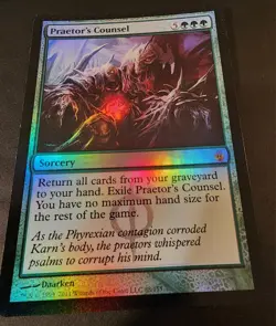 MTG Praetor's Counsel - Foil Mirrodin Besieged (2011) Magic the Gathering NM (17 - Image 2