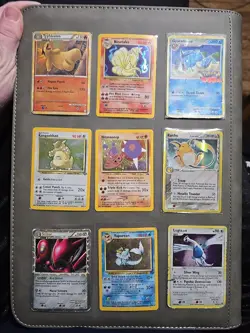 Pokemon Vintage Damage Lot. Pre 2010. 9 Cards No Reserve. - Image 1