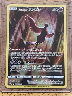 Galarian Articuno SWSH282 Crown Zenith Full Art Holo Promo Pokemon Card - Image 1