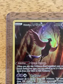 Galarian Articuno SWSH282 Crown Zenith Full Art Holo Promo Pokemon Card - Image 4