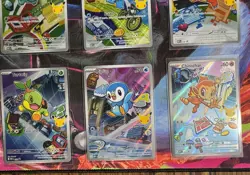 Pokemon First Partner Illustration Collection Kanto Starter Set Series 1-9 Cards - Image 4