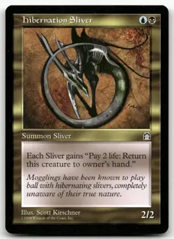 Hibernation Sliver (NM) Stronghold STH Magic MTG - Image 1