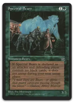 Spectral Bears (NM) Homelands HML Magic MTG - Image 1