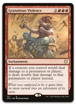 Gratuitous Violence #127 (NM) Forgotten Realms AFC Magic MTG - Image 1