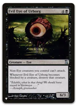Evil Eye of Urborg #107/301 (NM) List Reprints LIST LIST Magic MTG - Image 1