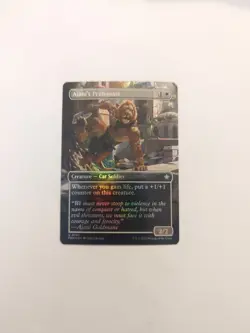 Ajani's Pridemate (Borderless) *FOIL* Foundations NM MTG - Image 1