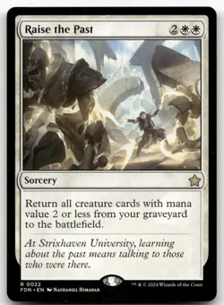 Raise the Past #22 (NM) Foundations FDN Magic MTG - Image 1