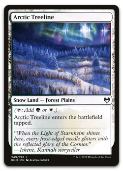 Arctic Treeline #249 (NM) Kaldheim KHM Magic MTG - Image 1