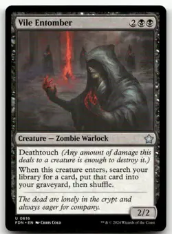 Vile Entomber #616 (NM) Foundations FDN Magic MTG - Image 1