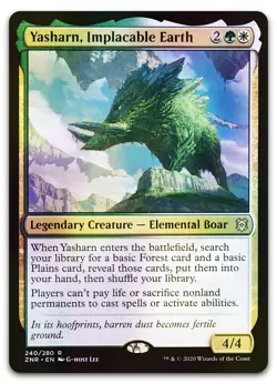 Yasharn, Implacable Earth #240 (Foil) (NM) Zendikar Rising ZNR Magic MTG - Image 1