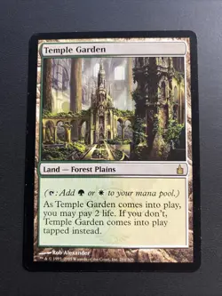 Mtg TEMPLE GARDEN Near Mint/NM Ravnica 284/306 - Image 1