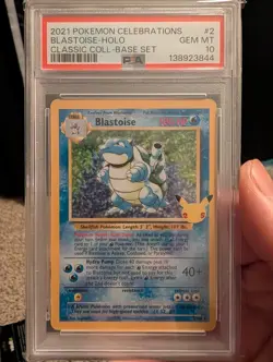 Pokemon 2021 Celebrations PSA 10 Charizard, Blastoise, Venusaur Holo Set - Image 4